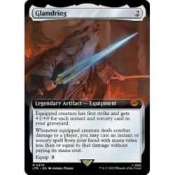 Glamdring (extended Art) M/NM Magic: The Gathering MTG The Lord Of The Rings - Image 1