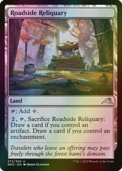 MTG Roadside Reliquary Foil ** Kamigawa: Neon Dynasty ** English (NM) - Image 1