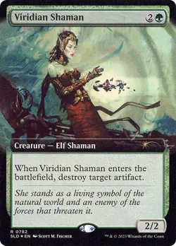 Viridian Shaman-Secret Lair Drop-Extended Art-Foil-782-LP - Image 1