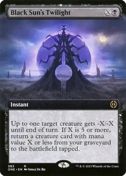 Black Sun's Twilight x1 1x Extended Art Phyrexia: All Will Be One NM MTG - Image 1