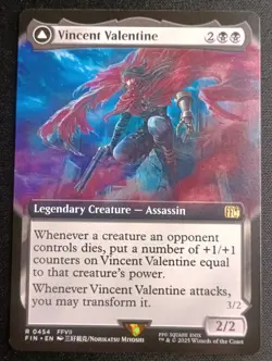 MTG Final Fantasy - Vincent Valentine - Extended Art Rare - Image 1
