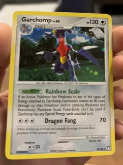Pokemon Garchomp TCG Holo Rare Card Mysterious Treasures 9/123 - Image 2