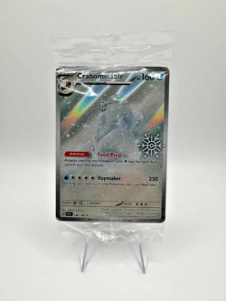 2024 Pokemon SV Stellar Crown SCR EN Crabominable Snowflake Stamp #149/142 - Image 1
