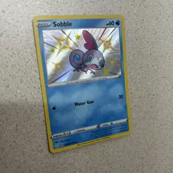 Pokemon TCG Sobble Shining Fates SV025/SV122 Holo Shiny Holo Rare NM - Image 2