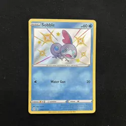 Pokemon TCG Sobble Shining Fates SV025/SV122 Holo Shiny Holo Rare NM - Image 3