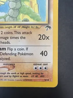 Pokemon Vintage Southern Islands Onix 3/18 Rare WotC Promo English - Image 5