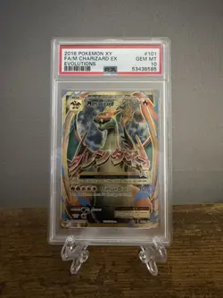 2016 Pokemon M Charizard EX Evolutions Full Art XY #101 PSA 10 GEM MINT - Image 1