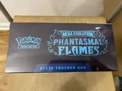 Pokemon TCG Mega Evolution Phantasmal Flames Elite Trainer Box ETB NEW/Sealed - Image 3