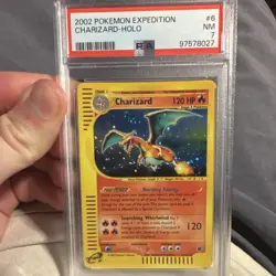 2002 POKEMON EXPEDITION CHARIZARD #006/165 HOLO PSA 7 - Image 1