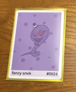 Fancy Snek (Arbok) 0024- Gen 1 Pookiemoot Fan Art - Pokemon Go - Image 1