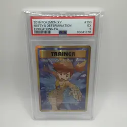 PSA 5 Misty's Determination Full Art 108/108 Pokemon XY Evolutions 2016 ENGLISH - Image 1