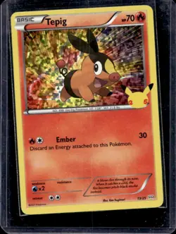 2021 Pokemon McDonald's 25th Anniversary Special Edition Tepig Foil #13/25 - Image 1
