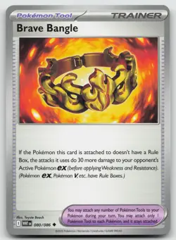 Brave Bangle Uncommon Normal SV: White Flare 080/086 NM - Image 1
