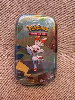 Scorbunny Sealed Pokemon Galar Pals Mini Tin - Image 1