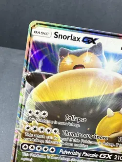 Snorlax GX SM05 Black Star Promo Holo Pokemon 2016 Light Play LP - Image 2
