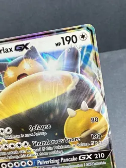 Snorlax GX SM05 Black Star Promo Holo Pokemon 2016 Light Play LP - Image 3