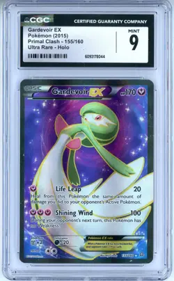 CGC MINT 9 Pokemon TCG Gardevoir EX (155 Full Art) 155/160 XY Primal Clash Holo - Image 1