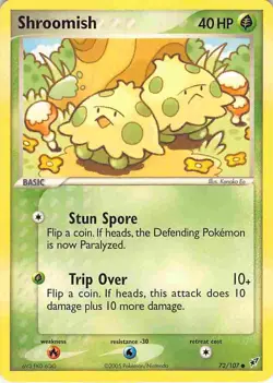 Shroomish 72/107 Common Deoxys Pokemon LP - Image 1