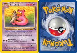 Slowbro 43/62 Uncommon Fossil Pokemon MP - Image 3
