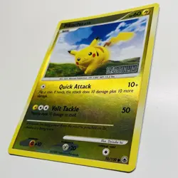 Pokemon 2008 Pikachu 70/100 Majestic Dawn Reverse Holo Platinum Stamp Mint - Image 4