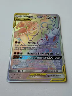 Pokemon Marshadow & Machamp GX 221/214 Unbroken Bonds - Near Mint! - Image 4