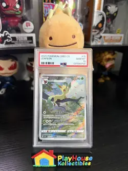 2025 POKEMON SIMPLIFIED CHINESE CBB2 C-GEM PACK VOL 2 #15 LEAFEON PSA 10 - Image 1