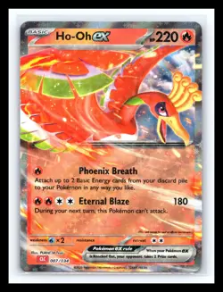 🔥 Pokemon 2023 TCG Classic Collection Holo Ho-Oh EX Holo # 007/034 - Image 1