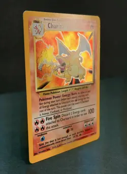 Pokemon Base Set Charizard Holo - Lightly Played LP - Original Vintage 4/102 - Image 5