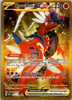 Pokemon TCG Koraidon ex 254/198 SV01: Scarlet & Violet Base Set NM (SKU 1-3) - Image 1