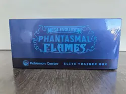 Pokemon TCG Mega Evolution Phantasmal Flames Pokemon Center ETB, New, Sealed - Image 5