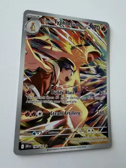 Pokemon Destined Rivals Ethan's Typhlosion 190/182 Illustration Rare - Near Mint - Image 2