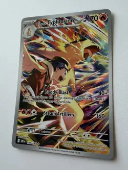 Pokemon Destined Rivals Ethan's Typhlosion 190/182 Illustration Rare - Near Mint - Image 3