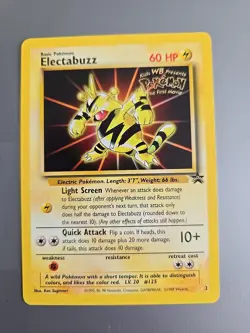 Electabuzz # 2 Black Star Promo Pokemon Wizards NM/LP, POKEMON - Image 1