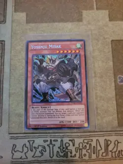YUGIOH YOSENJU MISAK THSF-EN002 SECRET 1ST ED NM - Image 1