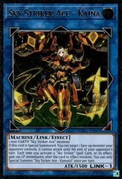 Yugioh Sky Striker Ace - Kaina Ultimate Rare OP11-EN002 Unlimited LP - Image 1