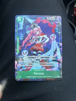 One Piece TCG OP14-033 Perona Alt Art OP14 The Azure Sea's Seven NM ENGLISH - Image 4