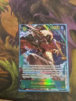 Dracule Mihawk SEC Alt Art OP14-119 One Piece TCG English - Image 1