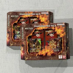 One Piece TCG Illustration Box Vol 5 - Bundle of 2 - Brand New - SEALED - Image 1