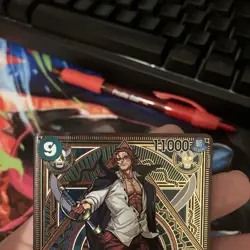 One Piece Shanks ST16-004 OP11 a Fist of Divine Speed Foil SP Alternative Art - Image 2