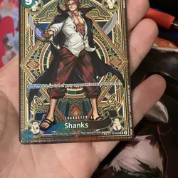 One Piece Shanks ST16-004 OP11 a Fist of Divine Speed Foil SP Alternative Art - Image 3