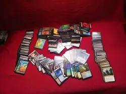 Huge 450ish Card LOT MTG Foil Theros Lotr Commander Full Art Master Basic Land - Image 1