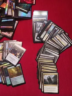 Huge 450ish Card LOT MTG Foil Theros Lotr Commander Full Art Master Basic Land - Image 2