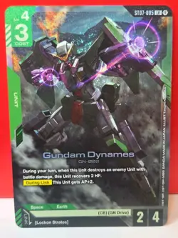 New - Gundam Dynames Gundam Card Game - ST07-005 LR - Image 1
