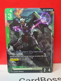 New - Gundam Dynames Gundam Card Game - ST07-005 LR - Image 3
