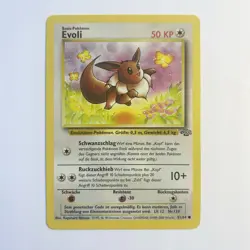 Pokemon Evoli (Eevee) Card Jungle No. 51/64 German Vintage - LP - Image 1