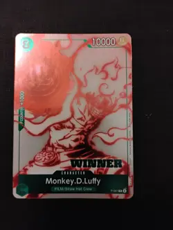 One Piece Card Game Monkey.D.Luffy P-061 ST-11 Uta Deck Battle WINNER Promo TCG - Image 1