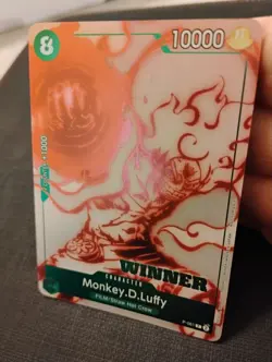 One Piece Card Game Monkey.D.Luffy P-061 ST-11 Uta Deck Battle WINNER Promo TCG - Image 3