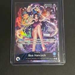 One Piece Boa Hancock OP07-038 Parallel Alternate Art Leader Card English - Image 4