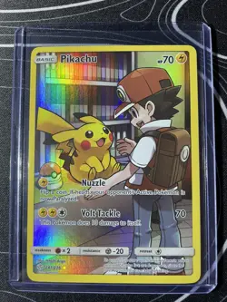 Pikachu 241/236 Cosmic Eclipse Character Secret Rare Holo Pokemon Card - Image 1