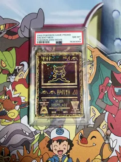 Ancient Mew Promo Pokemon Game the Movie 2000 Holo Foil Card PSA 8 - Image 1